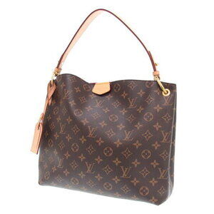 Louis Vuitton Monogram Graceful Shoulder Bag Brown Pivoine Canvas